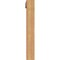 Ekena Millwork Olympic Slat Smooth Bracket w/ Offset Brace, Western Red Cedar, 5 1/2"W x 32"D x 40"H BKT0604X32X40OLY06SWR - alternate 2